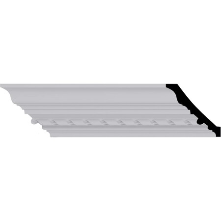 Ekena Millwork 3 3/4"H x 3 7/8"P x 5 1/2"F x 94 1/2"L Windsor Rope Crown Moulding MLD03X04X05WI